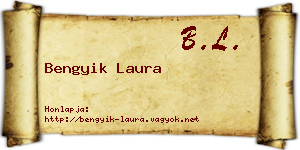 Bengyik Laura névjegykártya